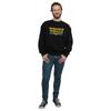 DC Comics Mens Wonder Woman Crackle Logo Sweatshirt