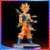 Anime Dragon Ball Son Goku Super Saiyan Figure 17cm/6.69in Goku DBZ Action Figure Model Gifts Collectible Figurines for Kids