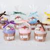 Towel Gift Muffin Cake Strawberry with Magnet Fruit Senshu Towel Petit Gift Yume Gift Cotton (7 Colors, 7)