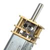WINGONEER 2pcs DC 9V 105RPM 3mm Shaft Mini Metal Gear Wheel Gear Motor GA12-N20