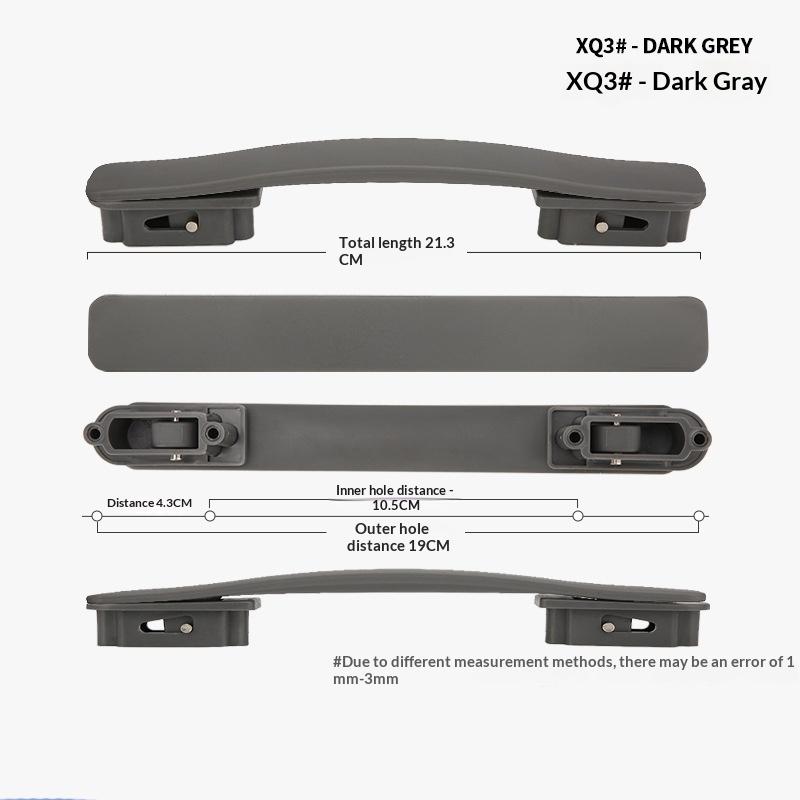 1 buc Mâner Bagaj Mâner Mâner Mâner Cărucior Mâner Valiză Mâner Geantă Înlocuire Accesorii Universale Bagaje de Călătorie Geantă gray