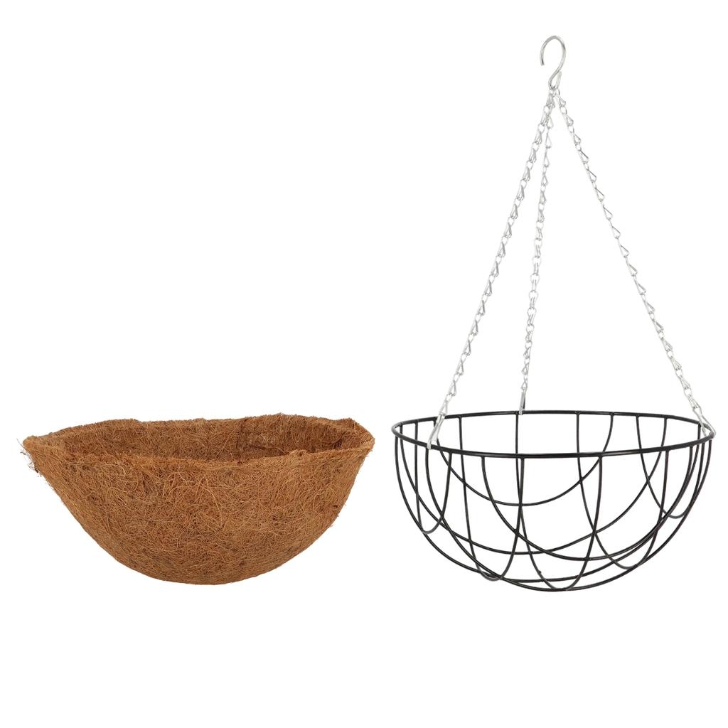 Hanging Flower Pot with Coconut Liner 30