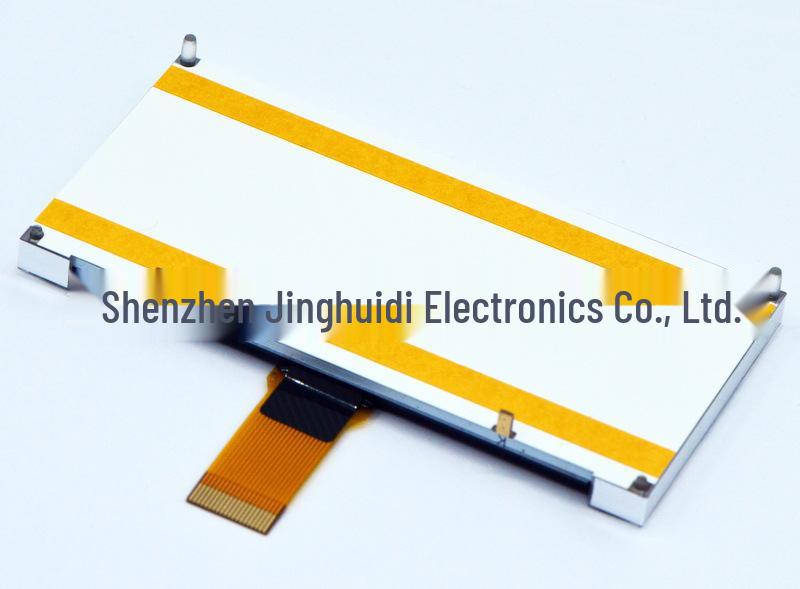 3.2" FSTN LCD Module, Parallel Port, Black Background, White Text, 20-Pin, Negative Display