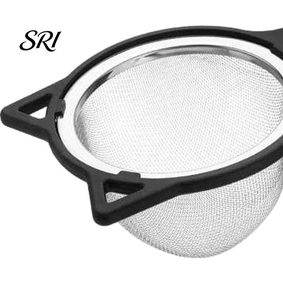 Food Grade Stainless Steel Sifter Strainer Spoon Fine Mesh with Long Handle Sieve Tool Baking Handheld Kitchen for Flour Powdered Sugar Cocoa