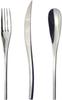 Nagao IKI Dinner Cutlery Lotus 3 Stainless Wooden Made In Japan Set, Design, Pieces, 18-8 Steel, Box,