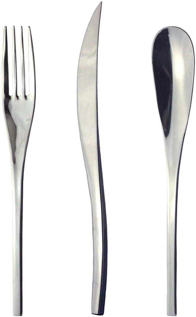 Nagao IKI Dinner Cutlery Lotus 3 Stainless Wooden Made In Japan Set, Design, Pieces, 18-8 Steel, Box,