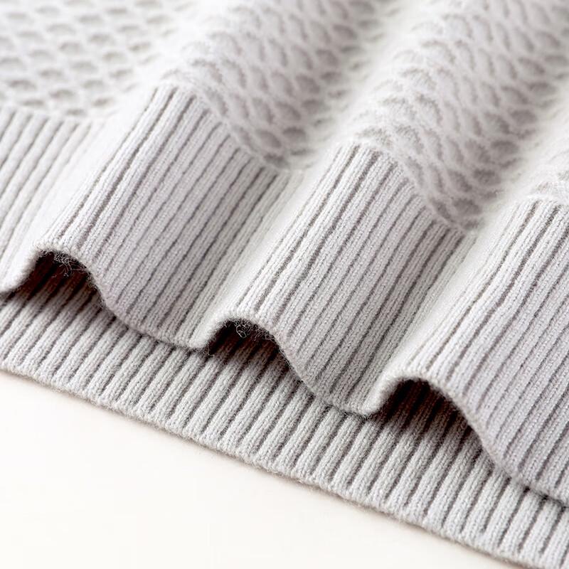 Antonio Men's 100% Wool Jacquard Turtleneck Sweater