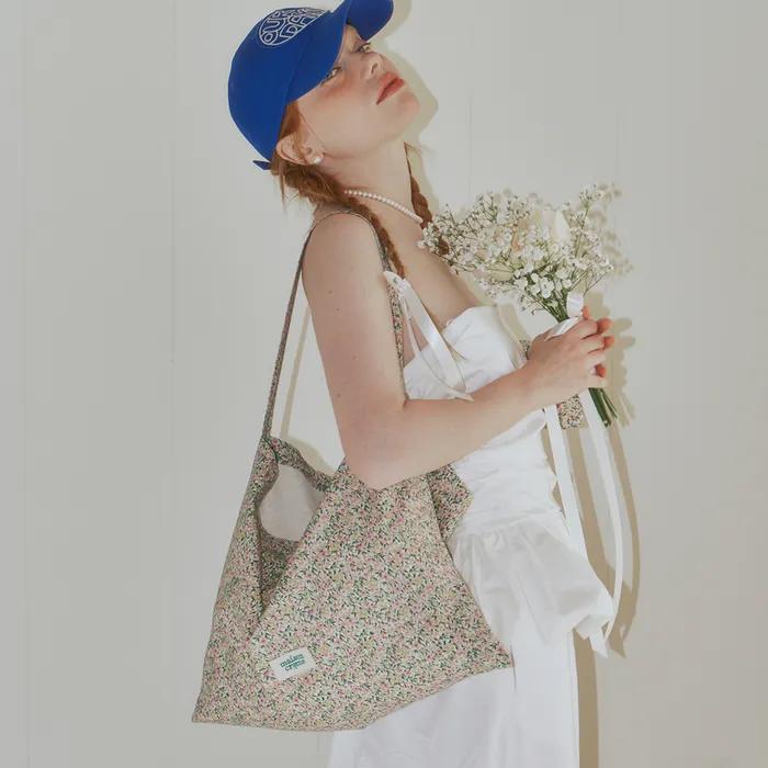 Floral Eco Bag _ Pink Bouquet