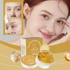 Patch Maschera Oro 24K Sotto gli Occhi Collagene Idrolizzato Idratante Rassodante Anti Occhiaie Cura Occhi Cerotto Maschera Bellezza