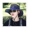 (dark blue) Hat men's summer sun hat hiking fishing sun hat outdoor breathable sun hat men's cycling hat fishing hat