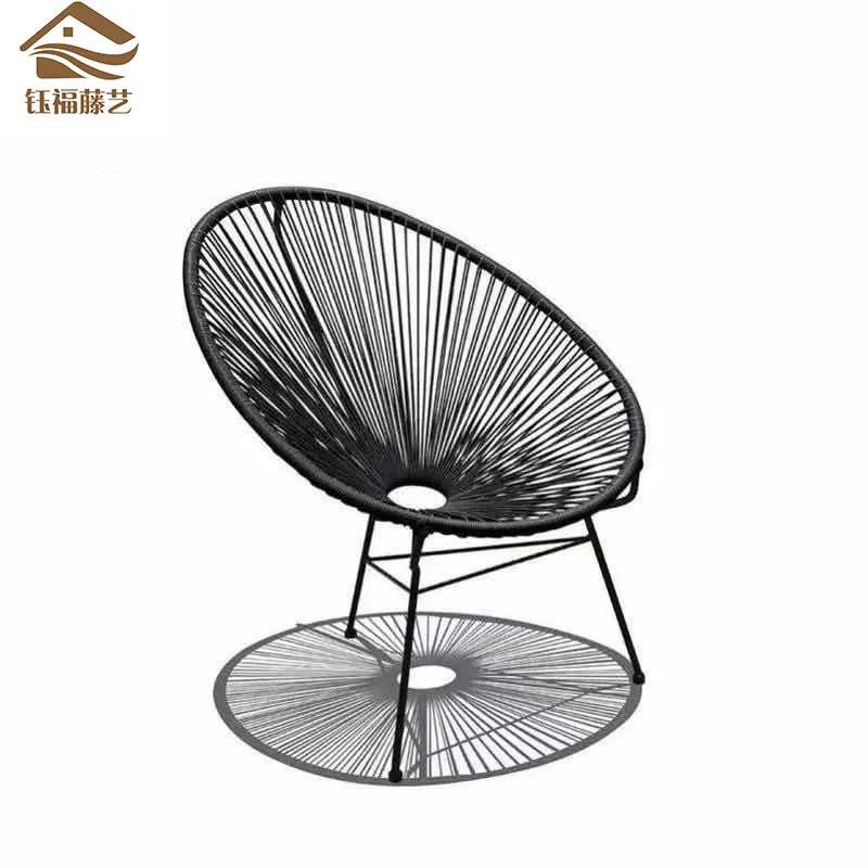 

Балконный стол и стул уличный стол и стул садовая мебель садовый ротанговый стул сетка красный отдых вилла ленивый чёрный