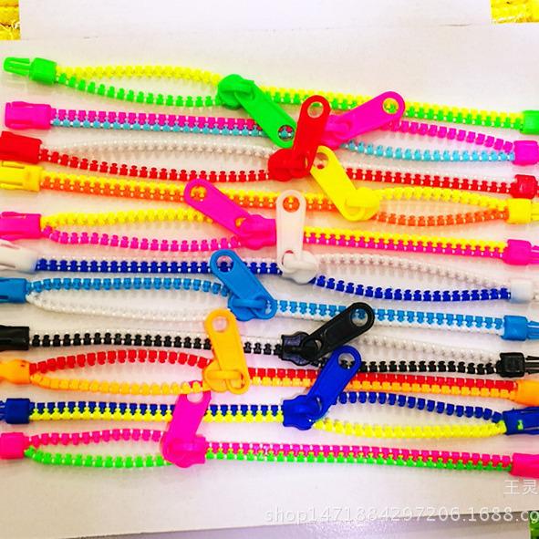 Korean Style Candy Color Zipper Bracelet