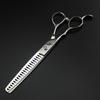 7.0 inch, bright left hand 4 packs, high-end pet beauty scissors, straight scissors set, dense teeth, fish bone teeth 7H