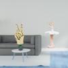 Creative Hand Gesture Ballerina Figurine Sculpture for Home Living Room Cabinet Shelf Office Study
