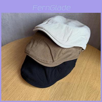 Einfarbige Schiebermütze Für Männer Frauen Sommer Sonnenschutz Vintage-Stil Polyester