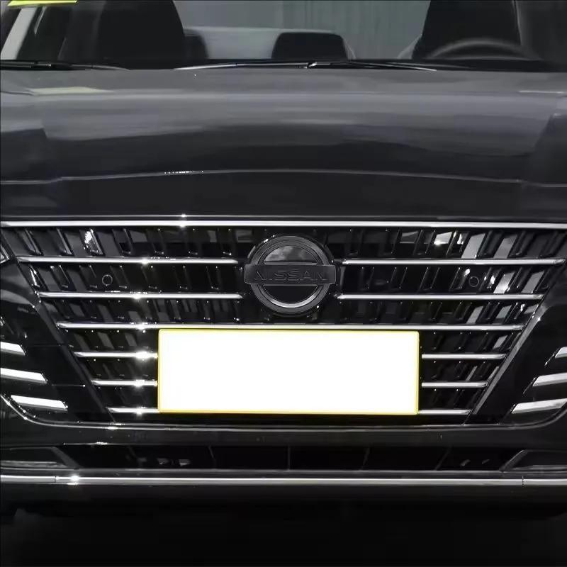 Nissan ABS Car Front Emblem Rear Trunk Badge Sticker for Qashqai Sylphy X-Trail Note Elgrand Leaf Juke - Exterior Accessories