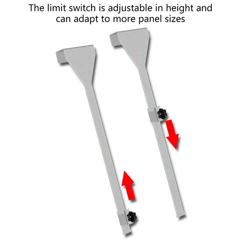 Easy Installation Drawer Panel Alignment Guide Installation Jig Lightweight Steel Adjustable Stopper No Drilling Required