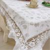 Lace Tablecloth Atmosphere French Light Luxury Style High-end Feeling Dining Table Decoration Home Dust-proof White Tablecloth