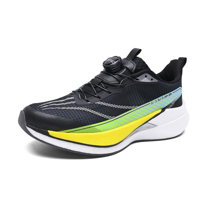 9Pro real explosive carbon plate rotating buckle running shoes light rebound professional racing shock absorption sports shoes
