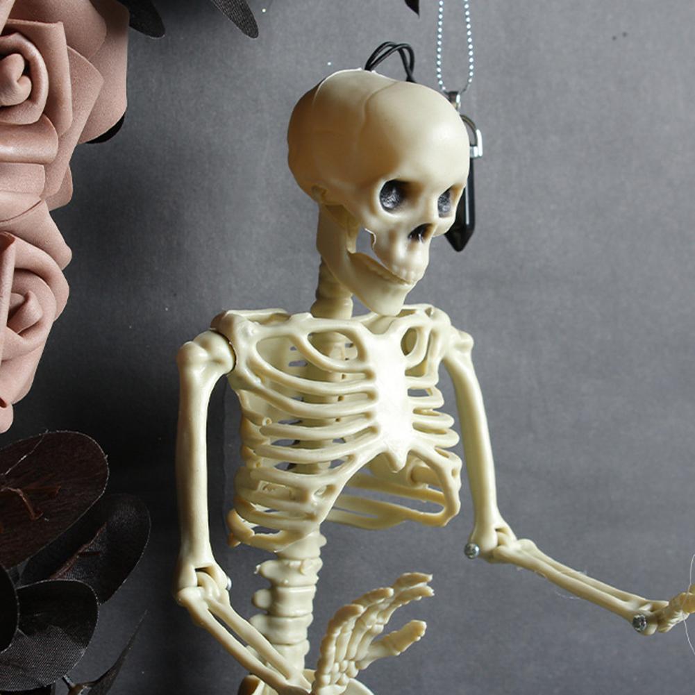Halloween Wreath with Skull Black Roses Rose Grapevine Garland Handmade Artificial Moon Cat Garland Goth Roses Black Cat Garland