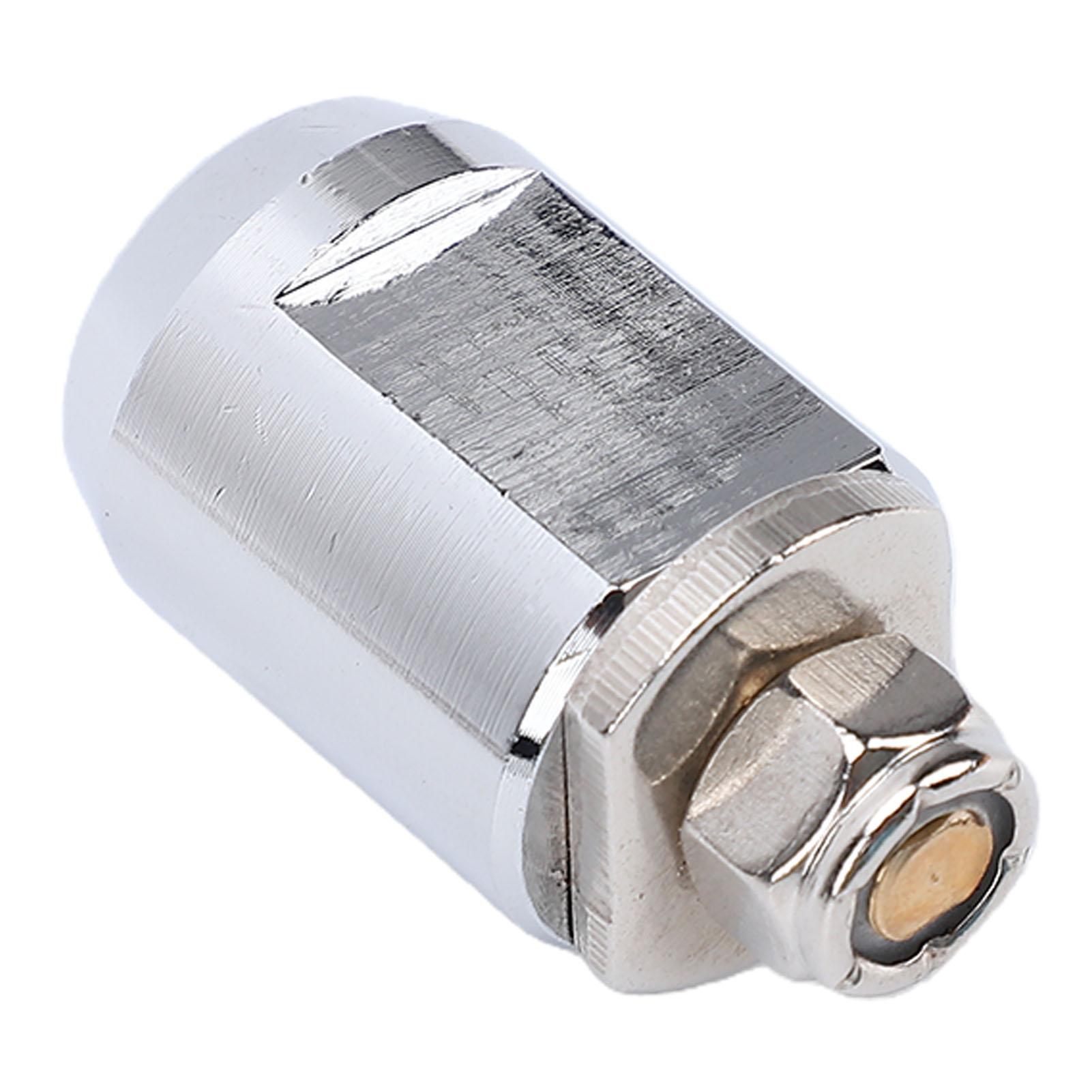 Cylinder Lock High Security Self Locking Roll Up Door Cylinder Lock with 3 Tubular Keys for Storage Unit