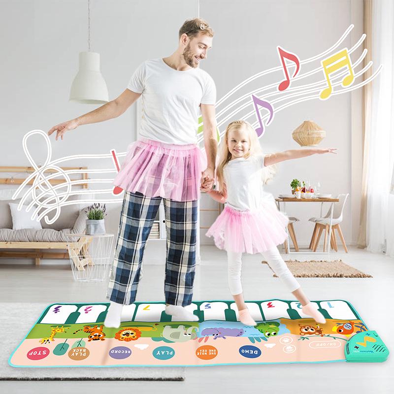 Baby Step-on Piano Music Mat - Educational Multifunctional Crawling and Game Carpet for Children