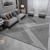 Skandinavischer Geometrischer Wohnzimmerteppich Langlebiges Rutschfestes Design Großzügige Fläche Bodenmatte Stilvolle Heimdeko Teppich Moderne Räume