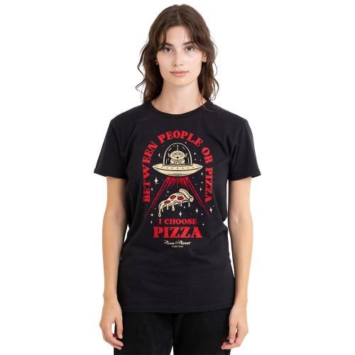 Toy Story Unisex Adult Pizza Or People T-Shirt