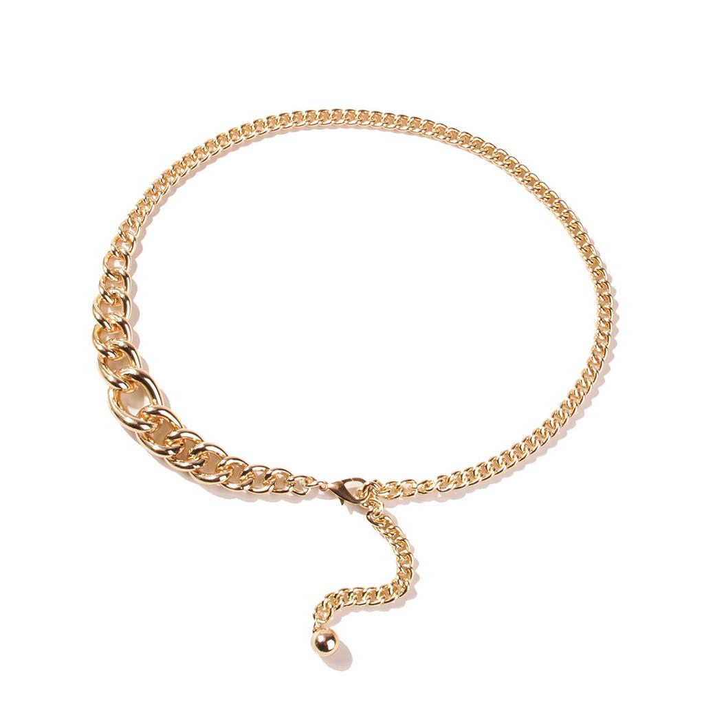 Metal Women Waist Chain With Irregular Aluminum Chain For Summer Winter Wear
