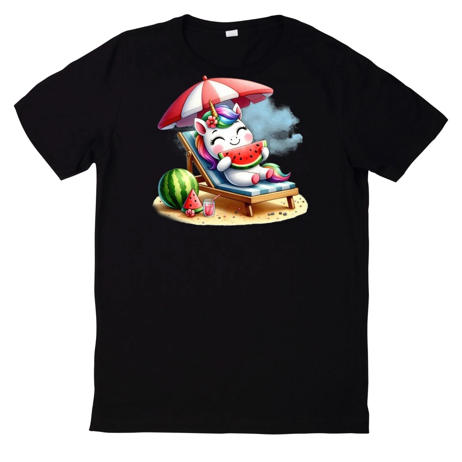T-Shirt Lustiges Einhorn Poolparty XXL