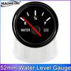 52mm Water Level Gauge 0~190 Ohm for Marine Car Boat Yacht 12V/24V Water Tank Level Gauge Red Backlight Fuel Level Indicator