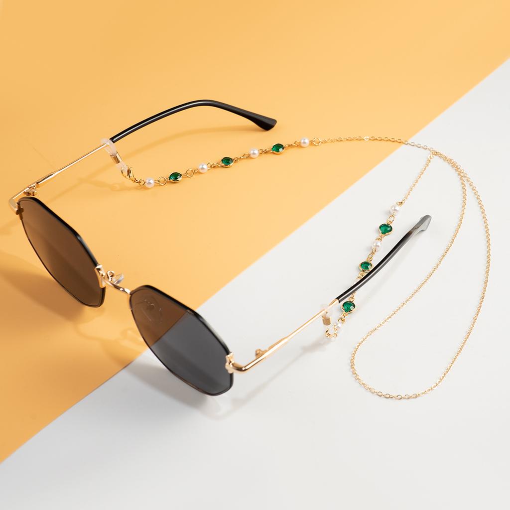 Reading Glasses Rope Colored Neck Hanging Chain Sunglasses Chain Alloy Anti Loss Glasses String For Outdoor Daily Use Reading