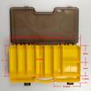 Two Layer Fishing Tool Box  Organizers with Removable Dividers  Baits Accessory Box Plastic Fishing Tool Box