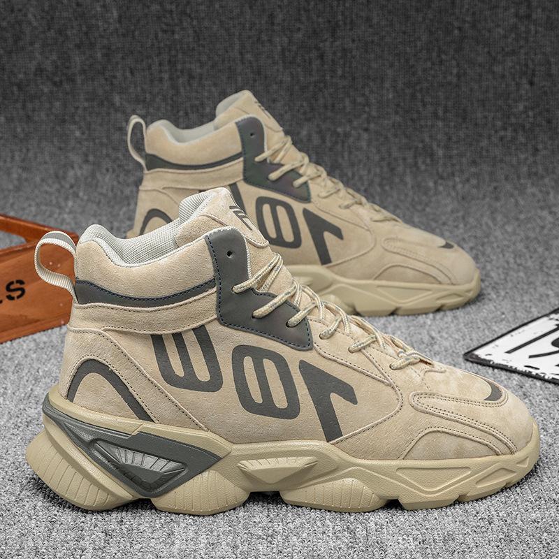 

Trendy brand coconut shoes 700 men s shoes high-top dad shoes fashionable and casual lightweight platform pig Babi sports running shoes men 39 хаки