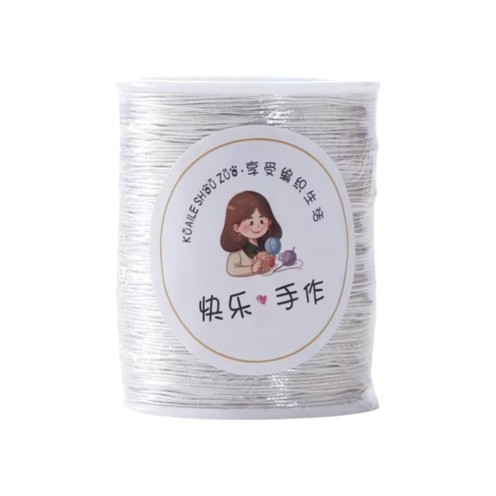 Premium Quality 150m Sparkling Yarn Shiny Weaving Glitter Yarn Eco-Friendly 1mm Thickness Crochet Yarn DIY