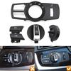 Head Lamp Rotary Button Headlight Roller Switch Knob Cover Panel For BMW 5 6 7 Series X3 X4 F01 F02 F10 F11 F07 F06 F12 F25 F26