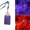 LED Light Acrylic Keychain Lightweight And Sturdy Pendant Accessory For DIY Projects And Individualized Jewelry
