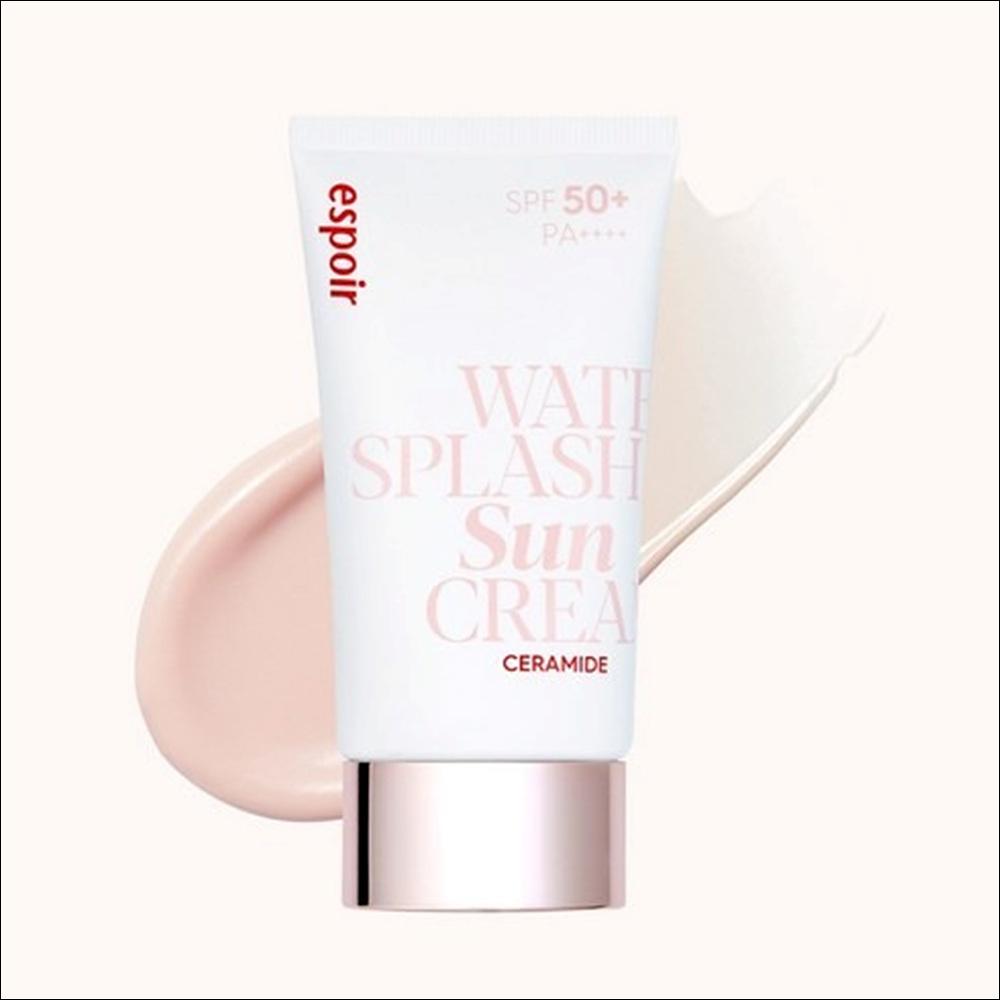 [Espoir] Water Splash Sunscreen Ceramide SPF50+ PA++++ - Hydrating Tone-Up & Barrier Care, 60ml | Olive s K-beauty 60ml, 1EA