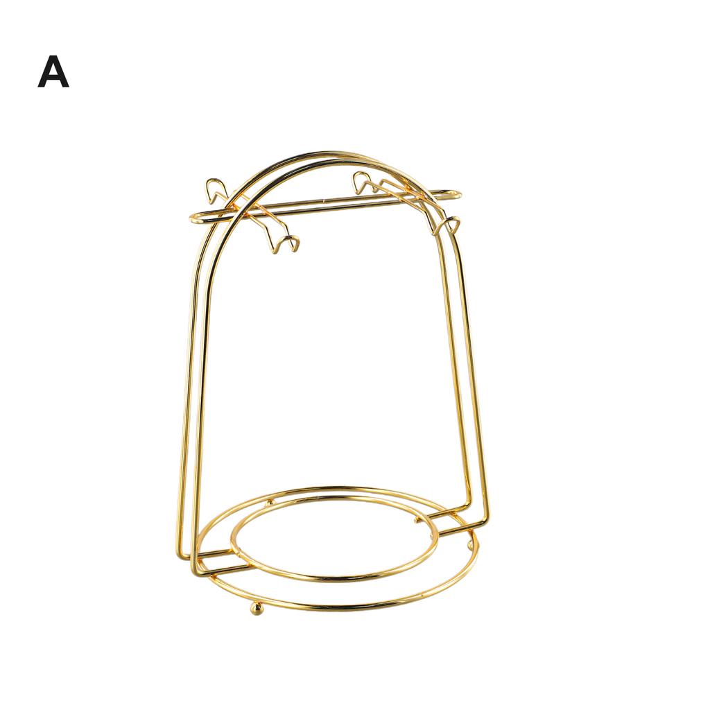 Cup Holder Saucer Display Rack Stainless Steel Mug Hanger Saucer Display Rack Stainless Steel Tea Cup Water Drainer