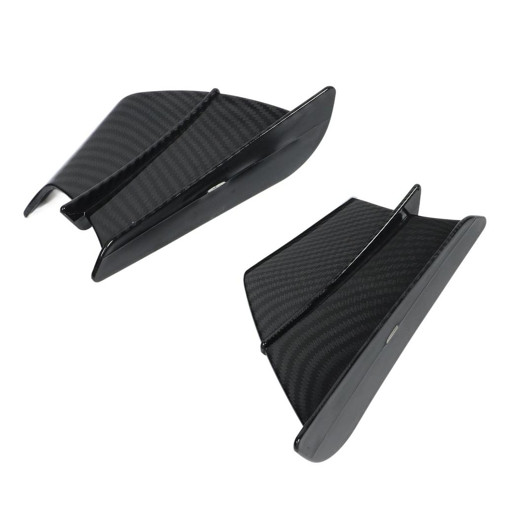 Carbon Fiber Style Motorcycle Aerodynamic Winglet Set for Fashionable Appearance and Enhanced Riding Experience