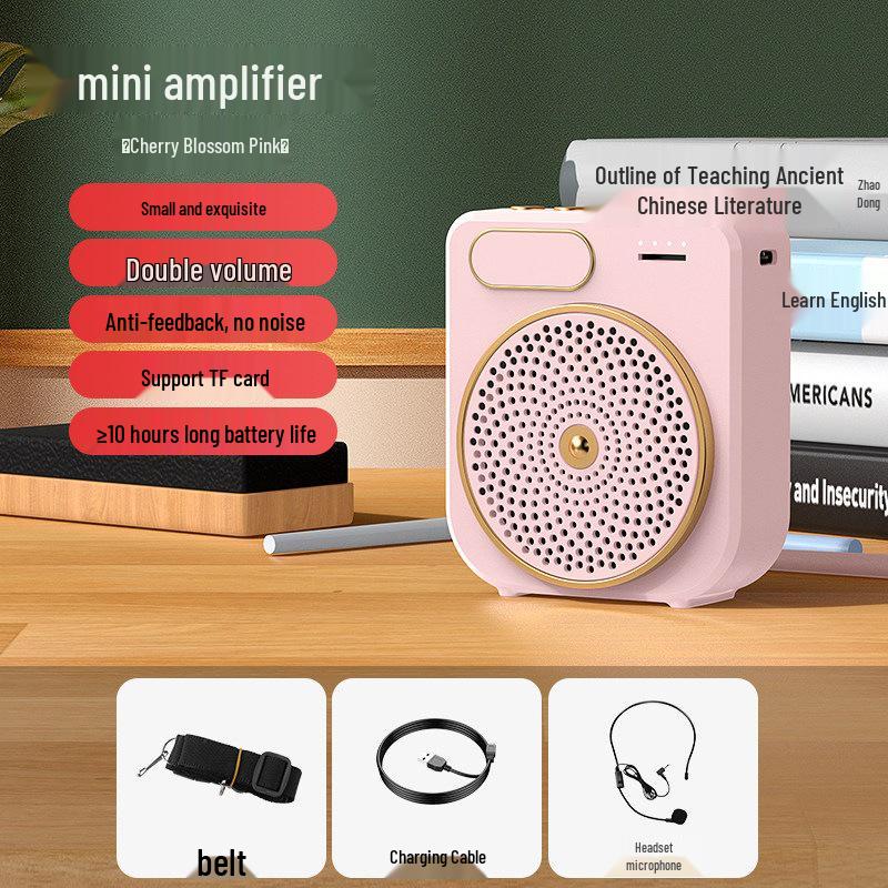 Little Bee Classroom Megaphone: High Volume Amplifier Microphone for Teachers