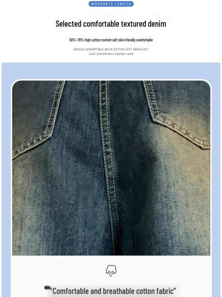 Retro džínové šortky s vysokým pasem, širokými nohavicemi a zkrácenou délkou pro ženy - Letní nadměrná velikost, zeštíhlující volný střih