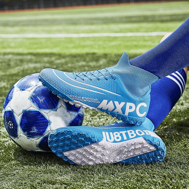 Кроссовки мужские футбольные бутсы оригинальные бутсы для мини-футбола детские высокие — фото 5