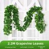 Lifelike Appearance Faux Hanging Plants Plastic Artificial Ivy Garlan  Home Wall Decor