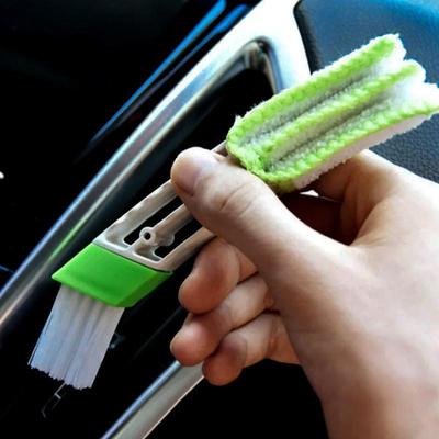 Spazzola per la Pulizia delle Bocchette dell'Aria Condizionata per Auto/Casa e Strumento per la Rimozione della Polvere