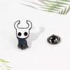 Emaliowana przypinka Hollow Knight Przypinka Rycerz Owadzi Styl Metroidvania Broszka z Gry Wideo Na Plecak Torbę Akcesoria Biżuteryjne