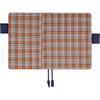 Hobonichi Techo Original Size Notebook Shirt Check (A6) Cover, Fabric/Brownie