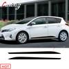 Sport Stripes Both Side Car Door Side Skirt Sticker For-Toyota AURIS 2013-2019 Racing Styling Auto Body Decor Vinyl DIY Decals