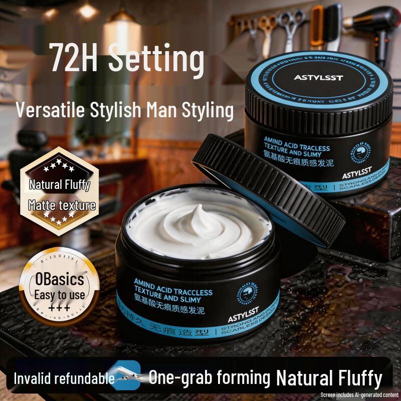 Men's Amino Acid Matte Styling Hair Clay