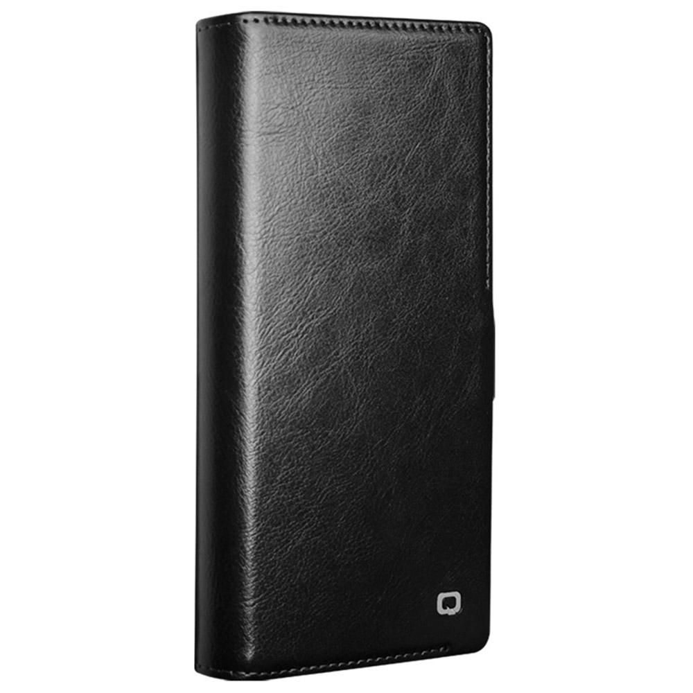QIALINO For Samsung Galaxy S24 Ultra Wallet Case Genuine Cow Leather Folio Flip Cover